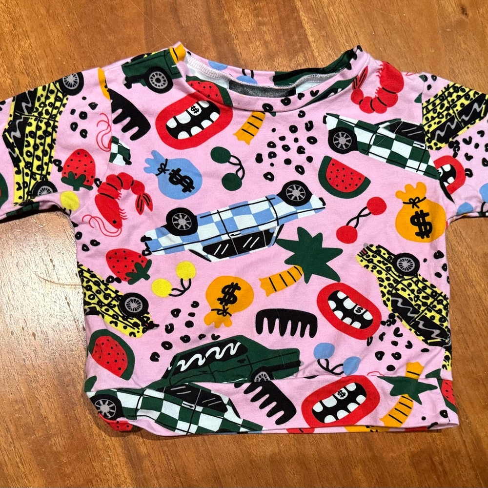 Nooworks 2T Colorful Graphic Sweatshirt